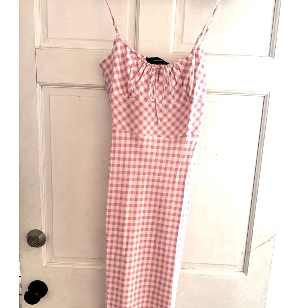 Realisation Par Elsa dress in pink gingham